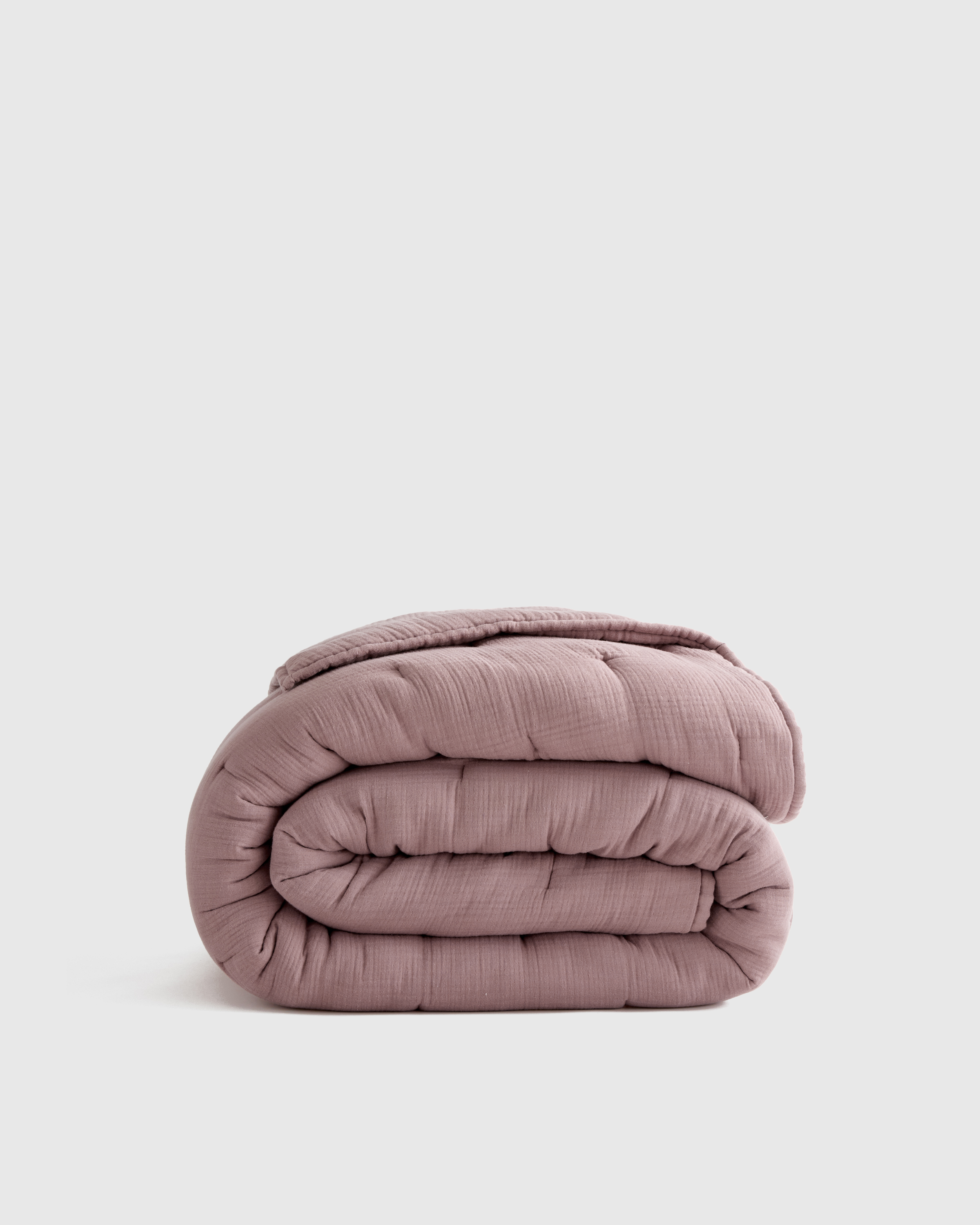 Organic Airy Gauze Dream Quilt, Twin, Fig