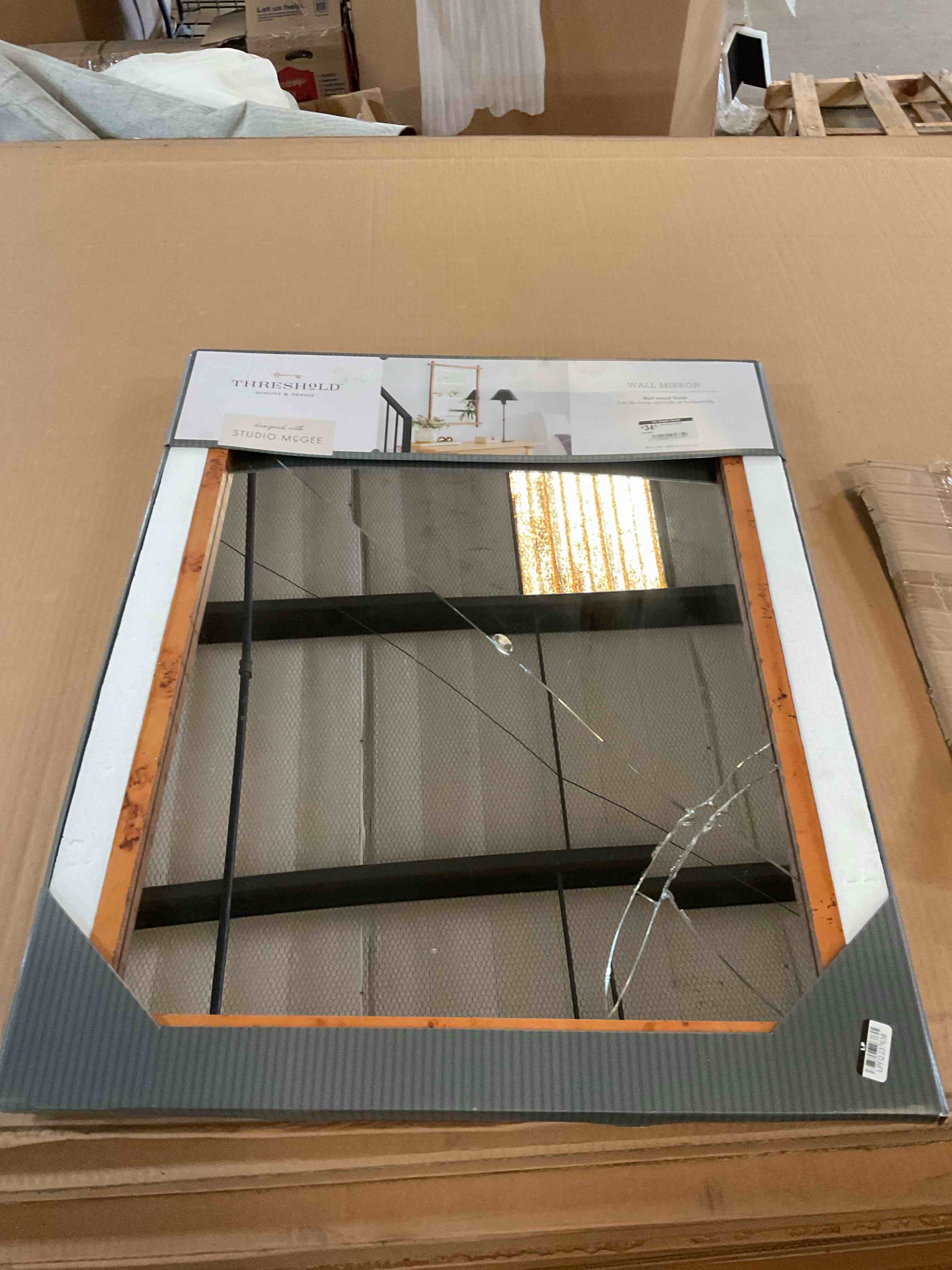 Cracked Wall Mirror