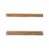 Axeman Floating Shelves, Set of 2, Natural Wood Finish