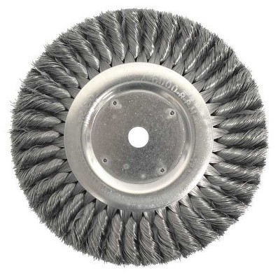 Unbranded 8-Inch Twisted Wire Derusting Weeding Wheel Brush