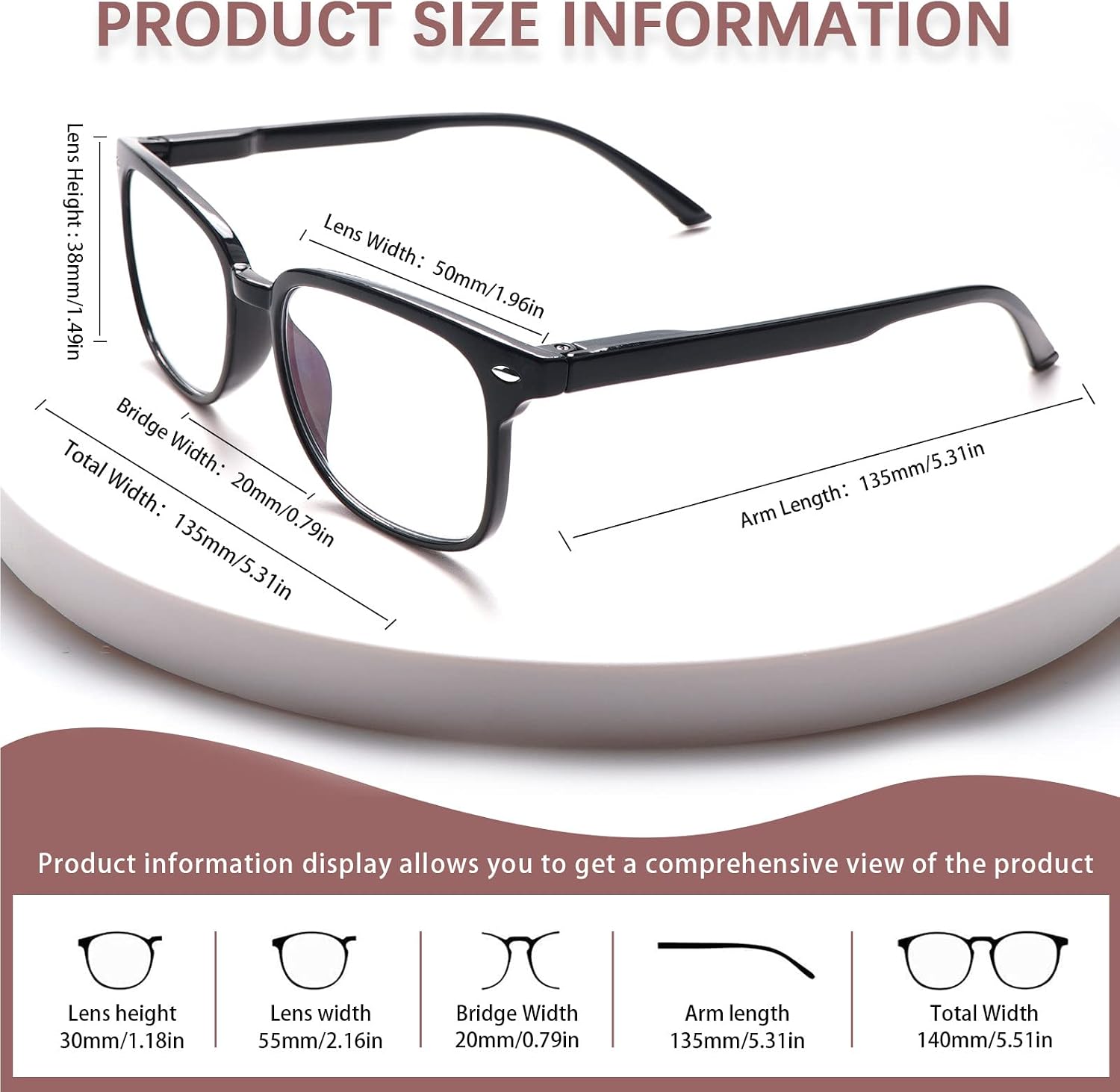 Progressive Multifocal Anti Blue Light Reading Glasses for Women and Men Fashion Eyeglasses Frame Multicolor-c1 1.25 x