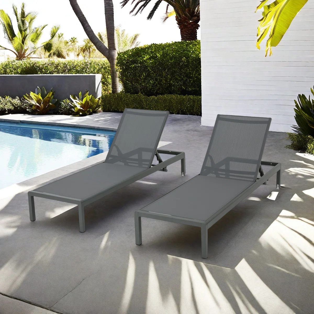 Caggiano 77.56'' Long Reclining Chaise Lounges