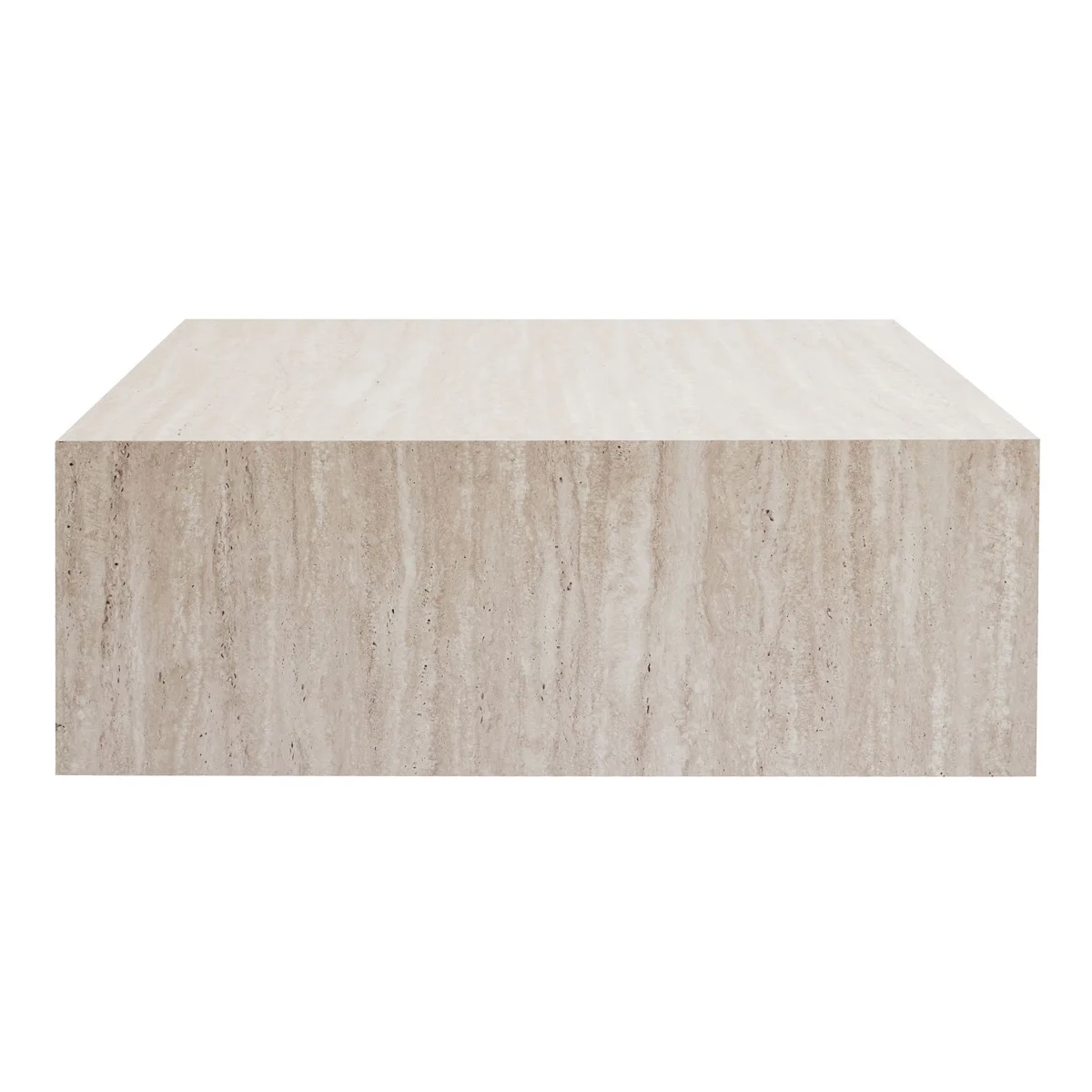 (Top is damaged)Modern Coffee Table, 35.4 x 35.4 x 1.4 inches | 100% MDF with Elegant Marble Finish | Stylish and Functional Design for Living Room, Perfect for Contemporary Home Decor | Durable and Easy to Clean, Ideal for Any Space