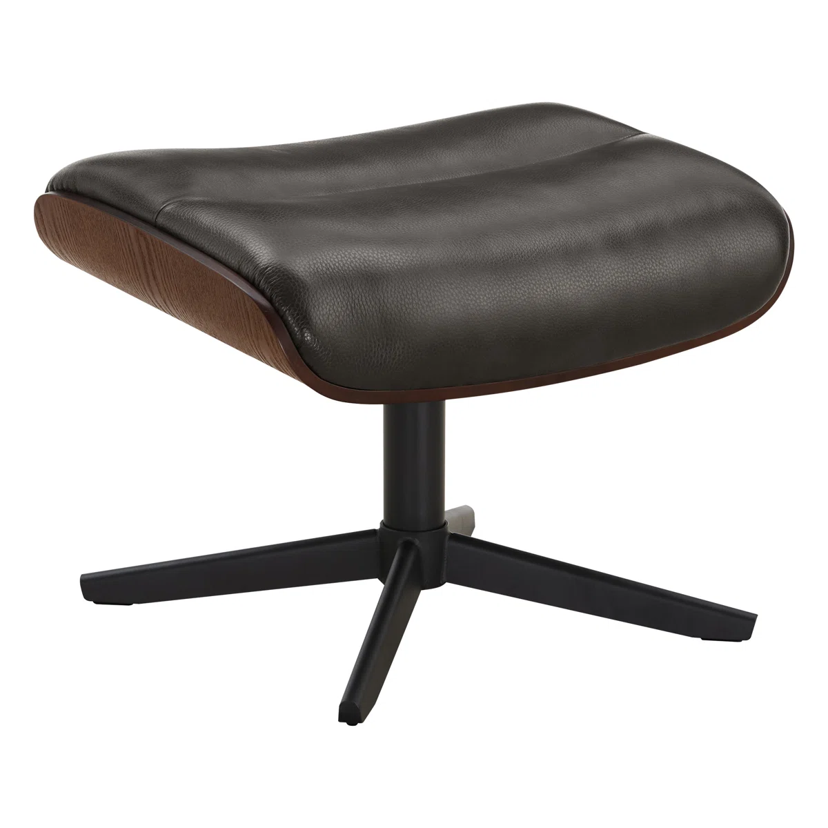 Comesana 20.5'' Genuine Leather Swivel Ottoman