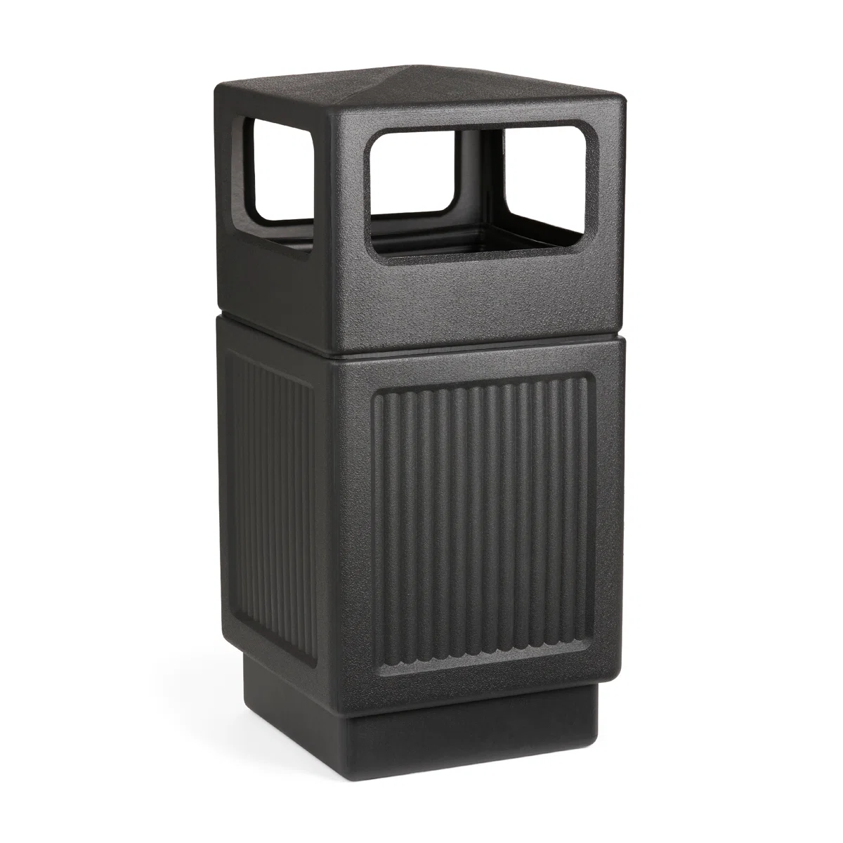 Canmeleon Plastic 38 Gallon Open Trash Can