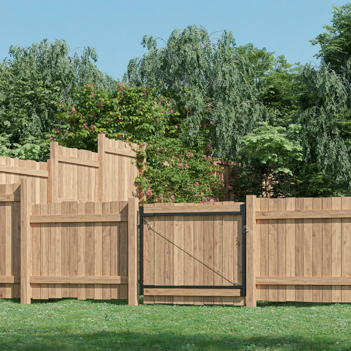 Adjust-A-Gate Original Medium Width Full-Frame Gate Kit (Fits opening 36-72")
