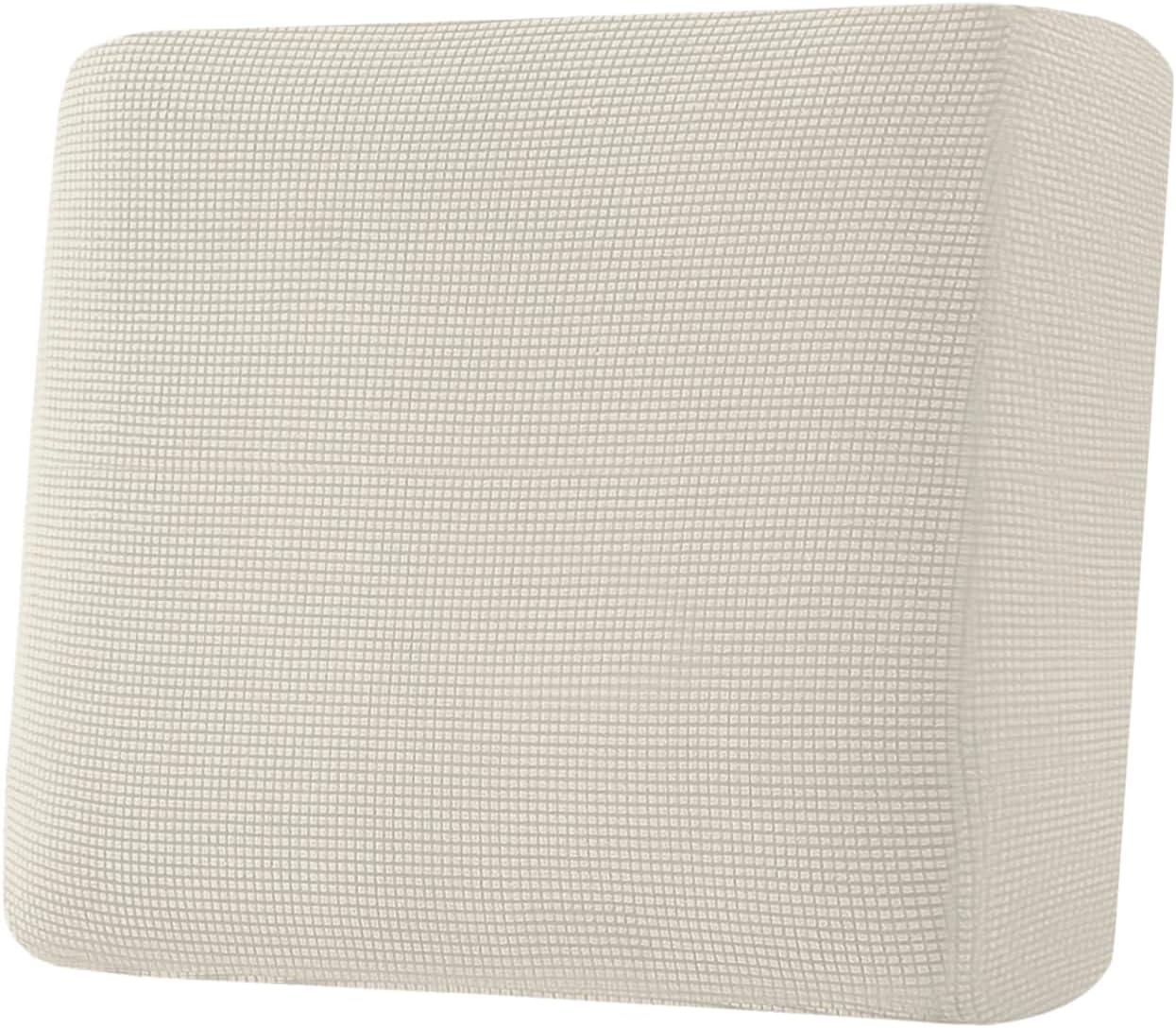Versailtex Super Stretch Cushion Cover, Natural, Chair Size