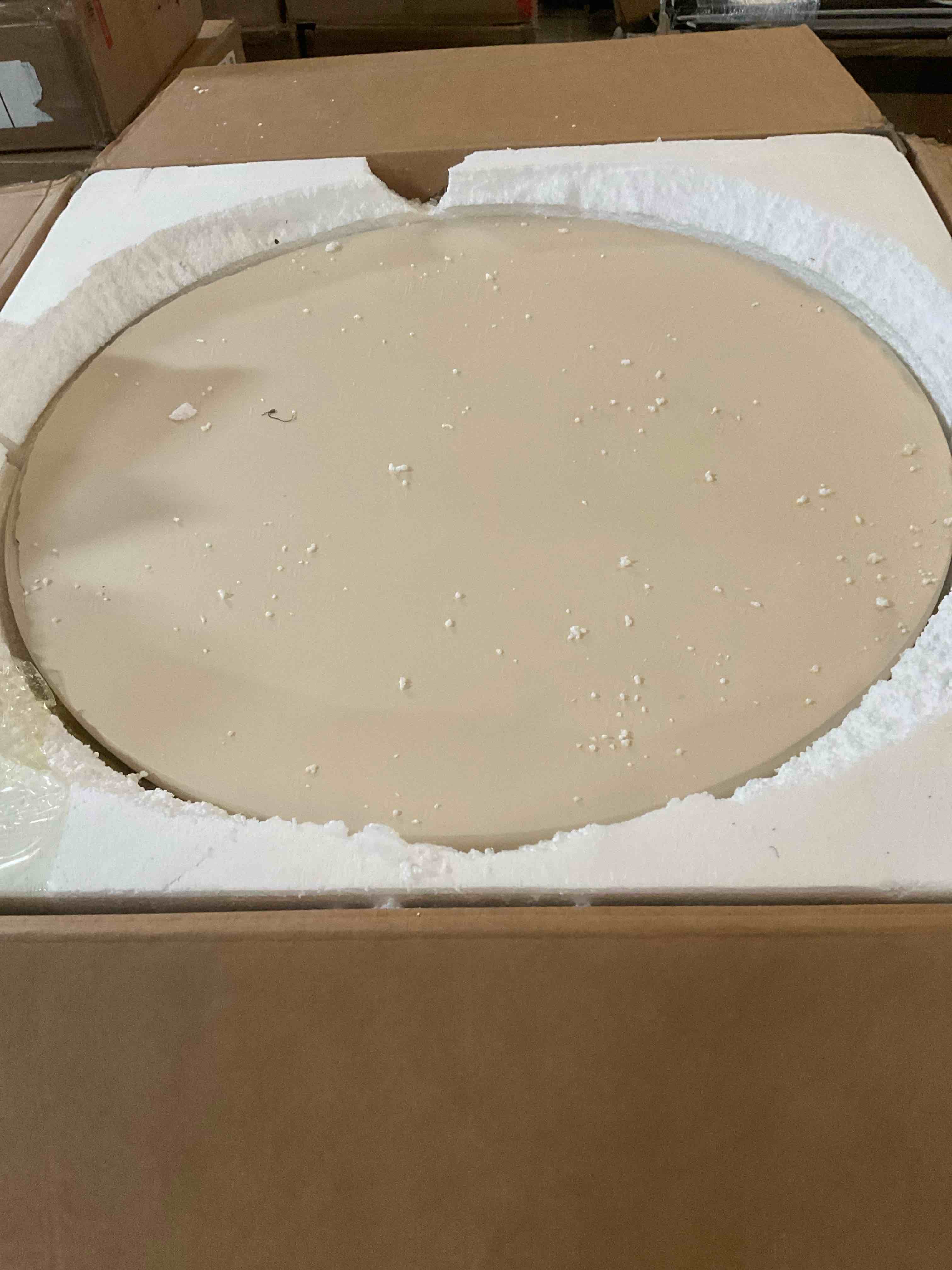 cracked end table
