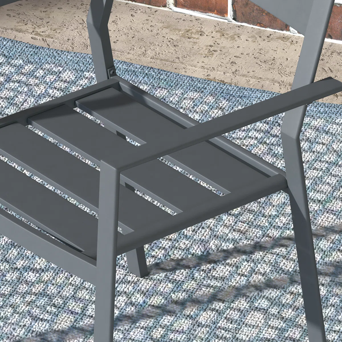 Rilynn Outdoor Stacking Dining Armchair