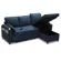 Vesna L-shape 81 Wide Space-Saving Sleeper Sofa Upholstered Pull-out Sofa Bed
