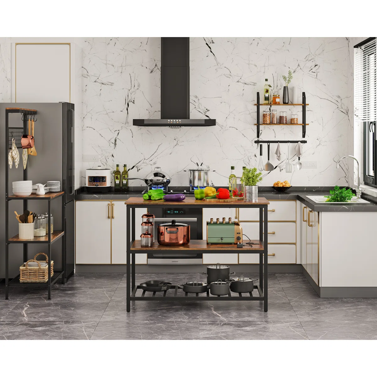 Riggle 47.2'' Wide Kitchen Island