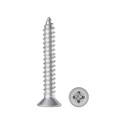 #8 x 1-1/2" Flat Head Wood Screws