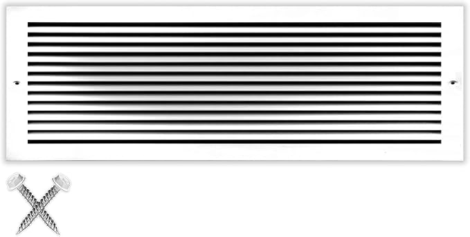 HVAC Premium Return Air Grille 16" x 8" Black