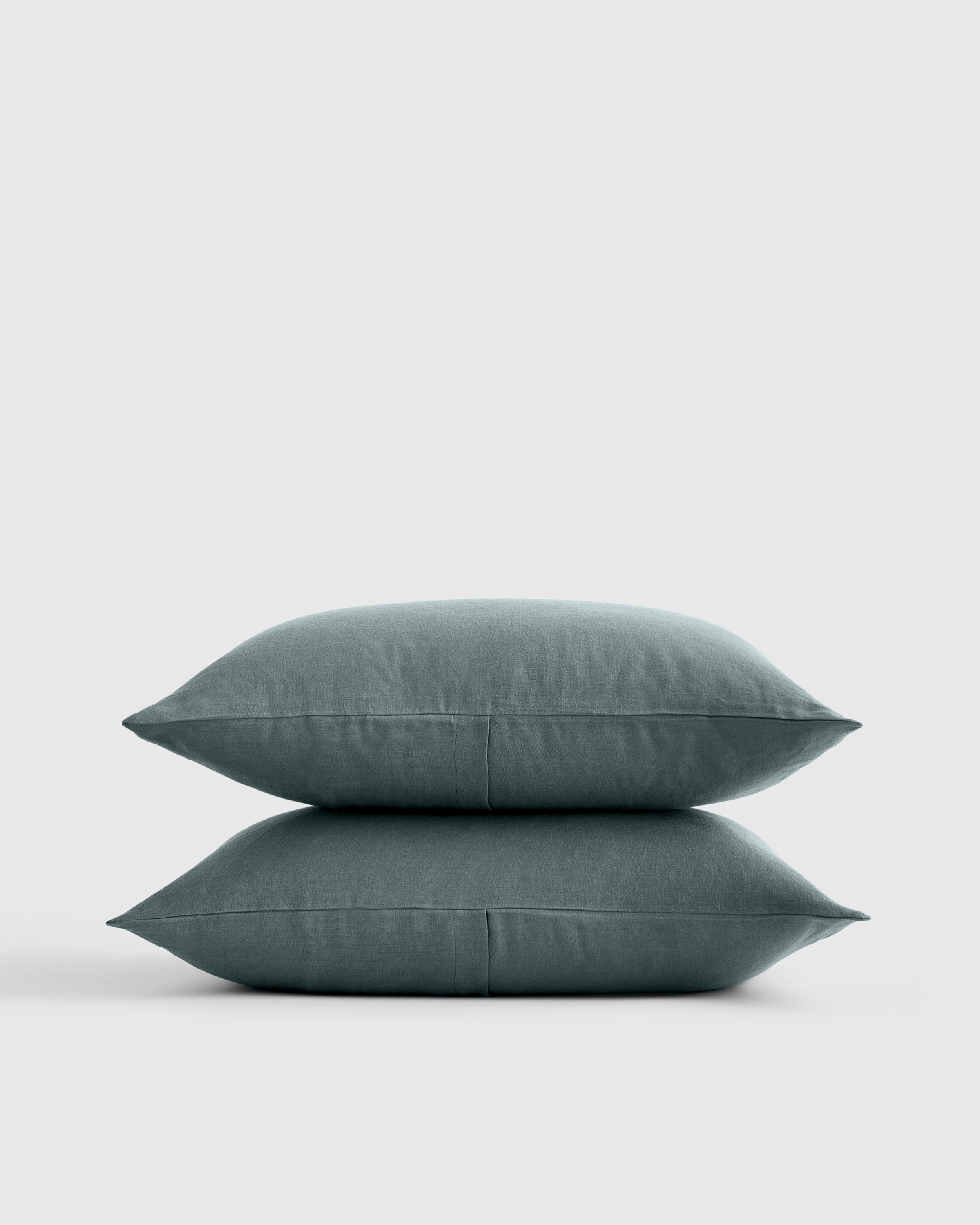 European Linen Sham Set, King, Ocean