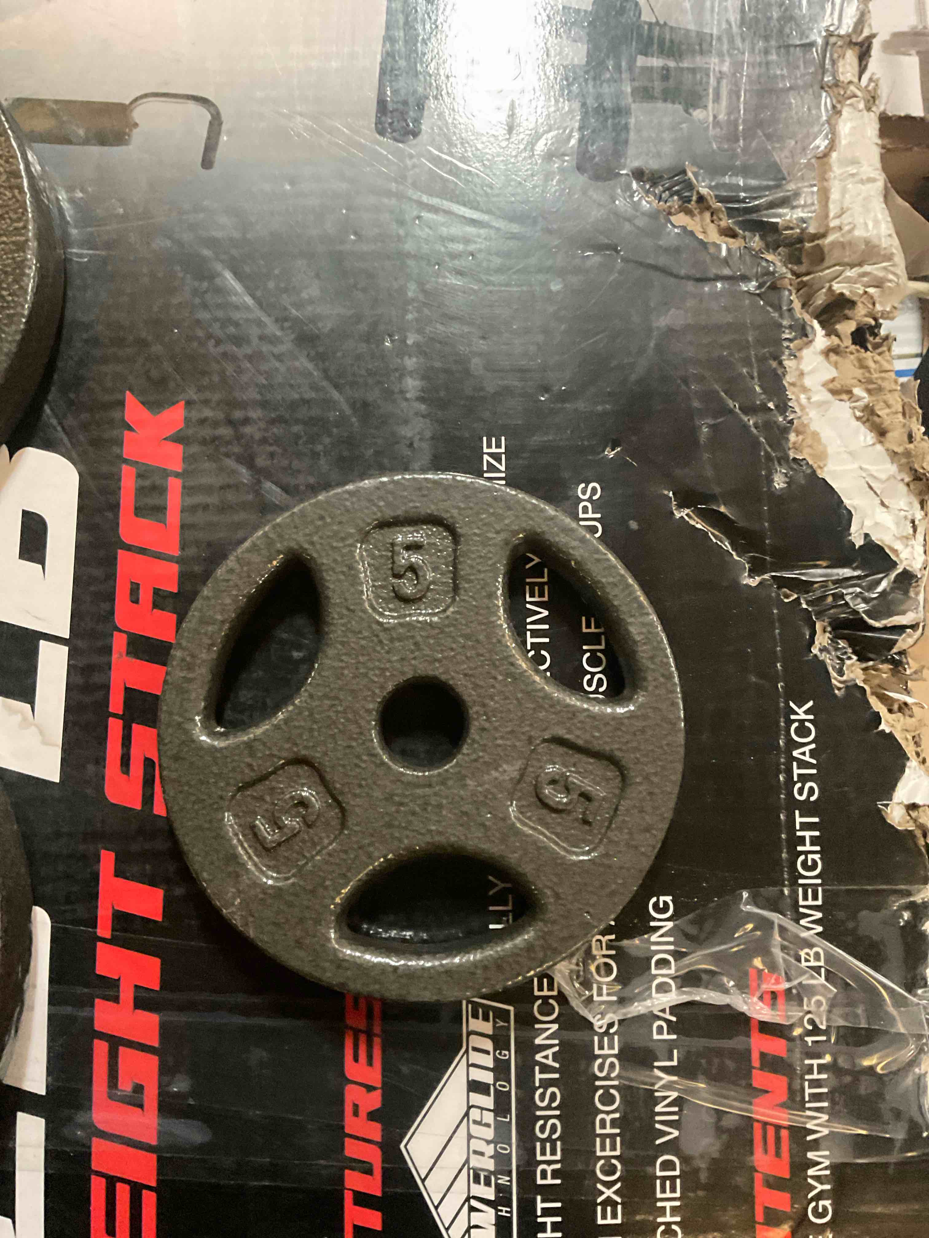 5 LB cast iron bar weight