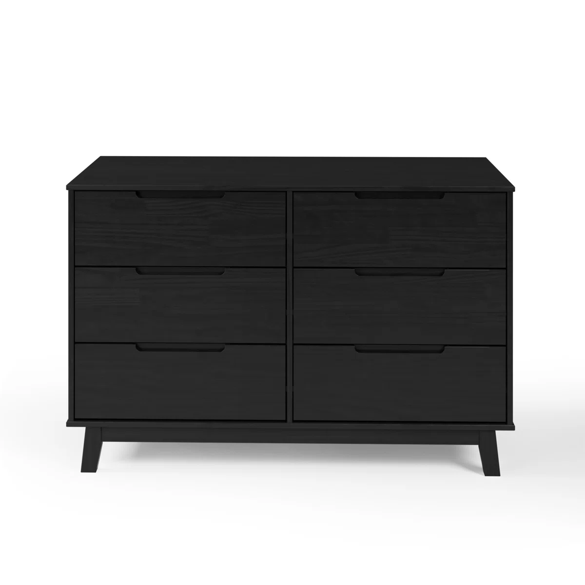 Jerred 6 Drawer 51" W Solid Wood Dresser