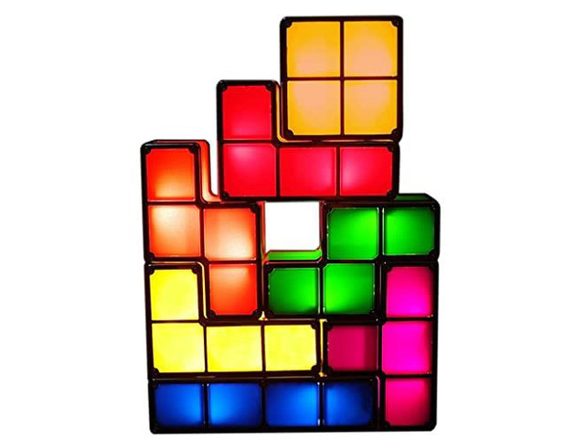 New Toys The Magic Block LED Light Exciting Brick Game