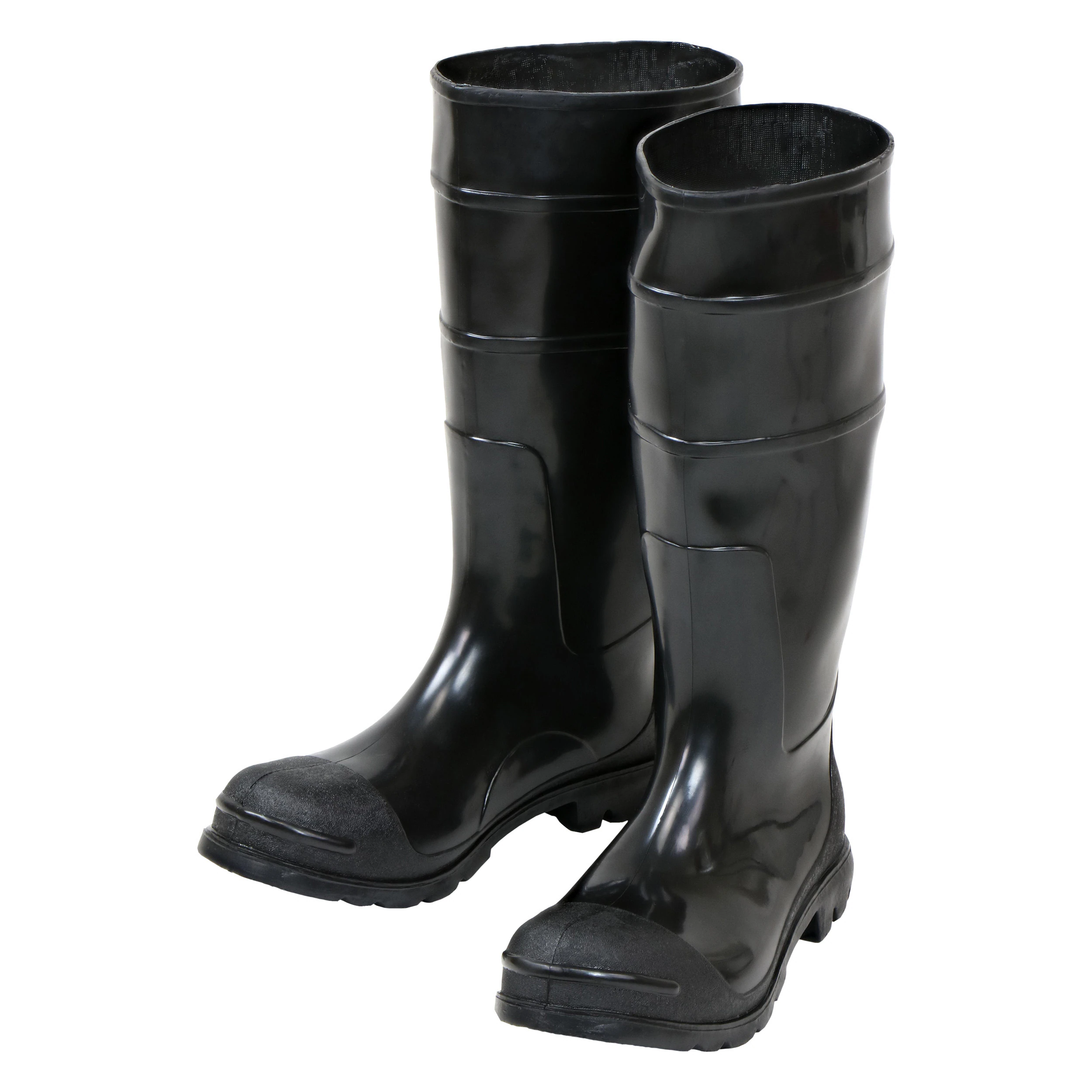 Safety Works Professional Black PVC Steel Toe Boot, Size 12
