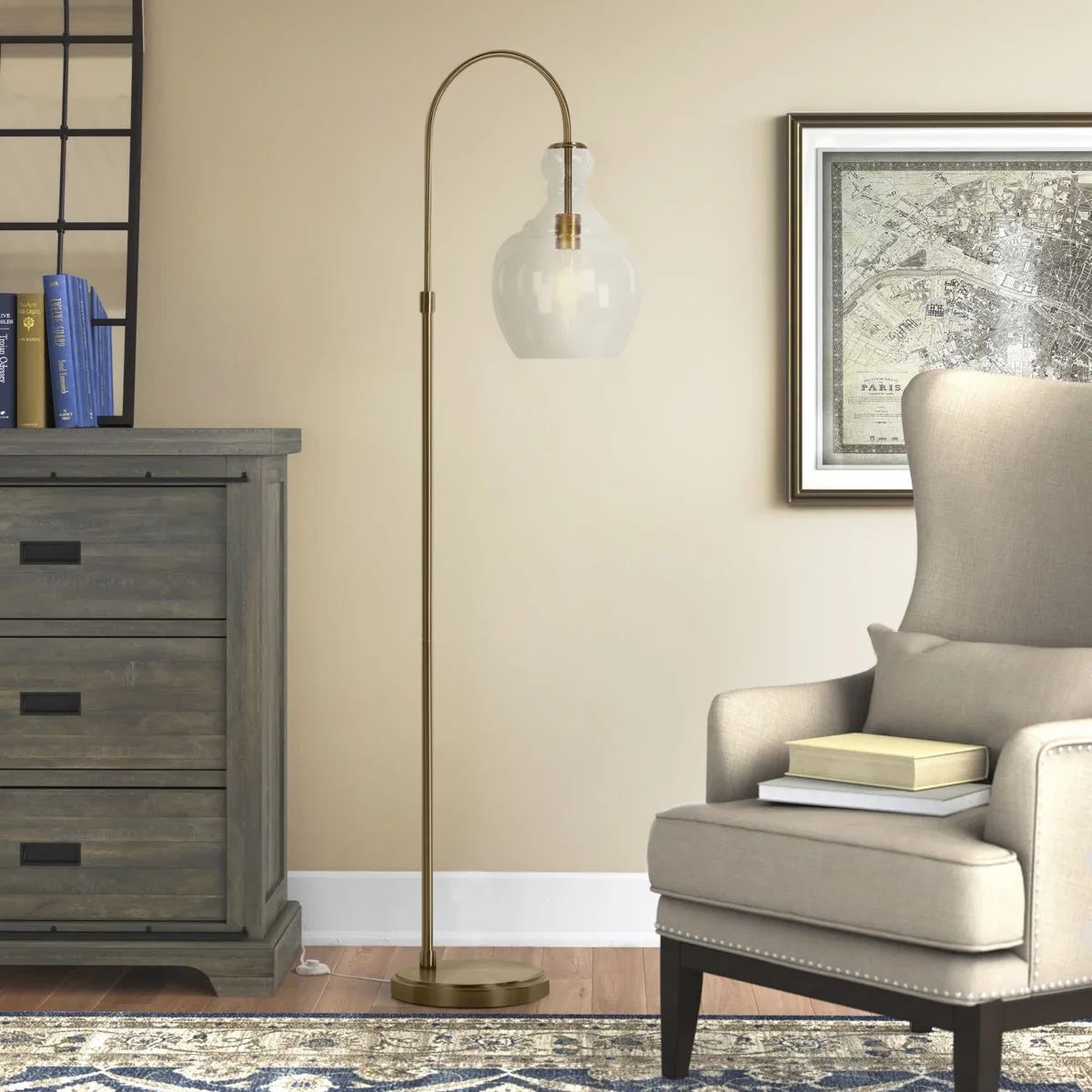 Verona 70" Arched Floor Lamp