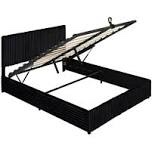 black lift up  Queen bed frame