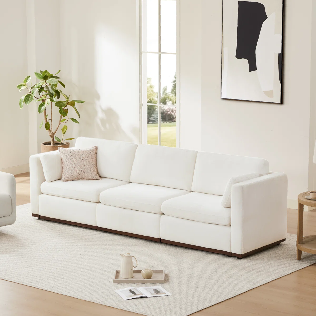 Sayette 3-Piece 112" Upholstered Modular Sofa